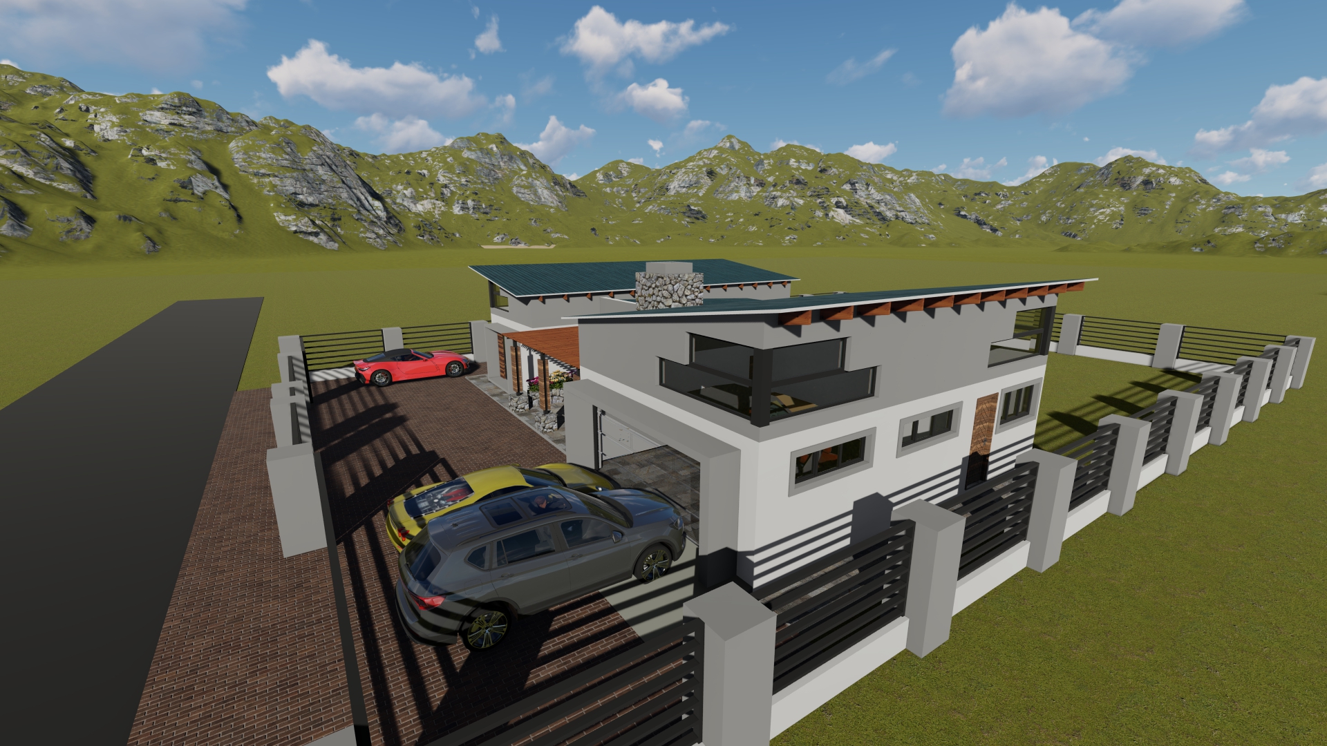 Contemporary 3-Bedroom House Plan PDF - Image 2