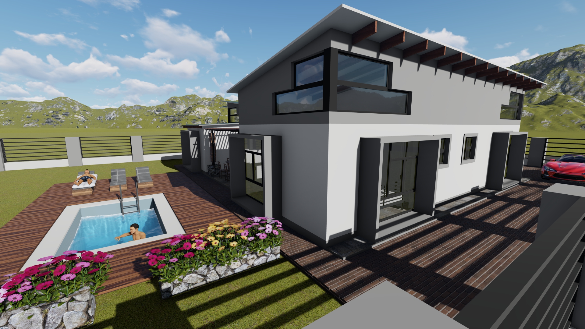 Contemporary 3-Bedroom House Plan PDF - Image 4