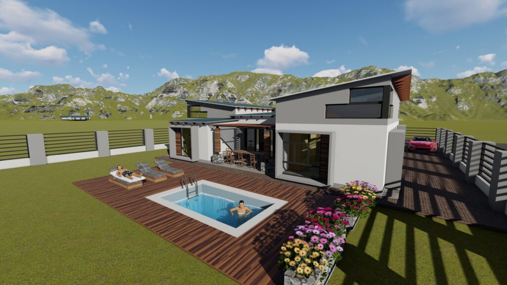Contemporary 3-Bedroom House Plan PDF