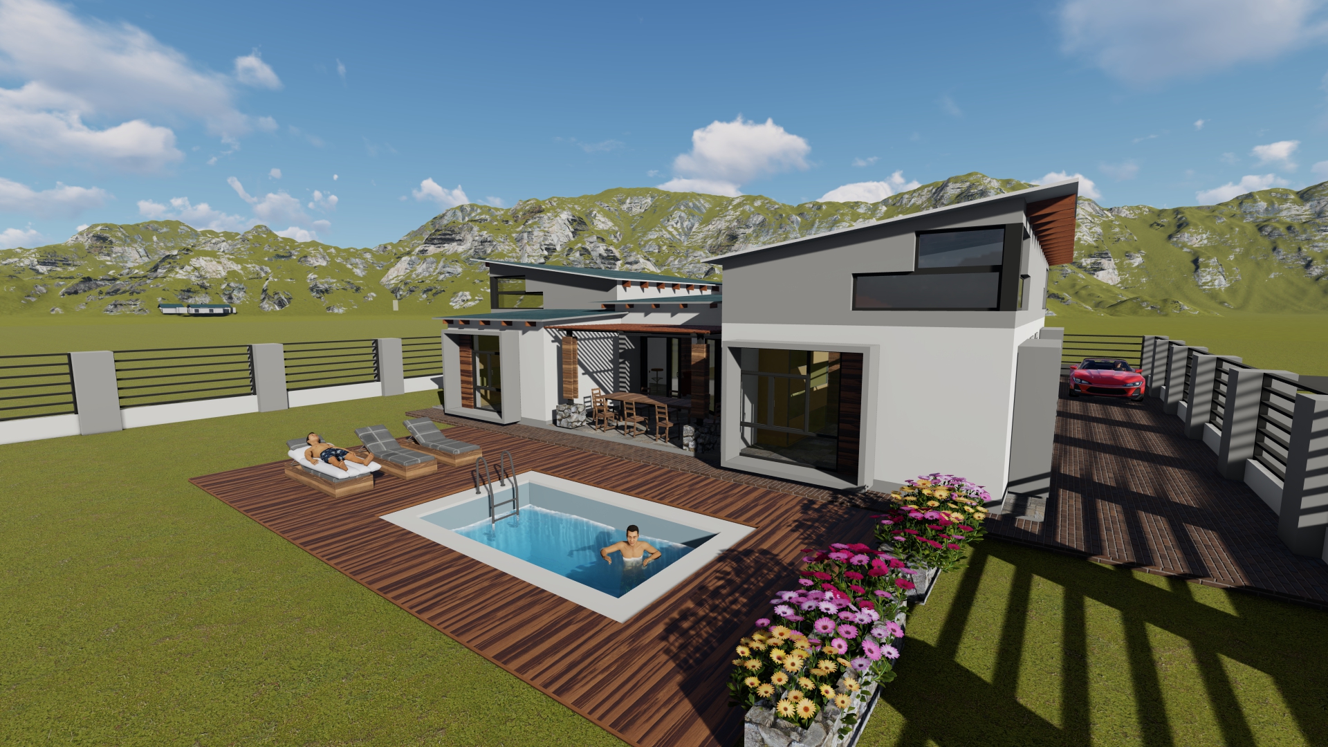 Contemporary 3-Bedroom House Plan PDF