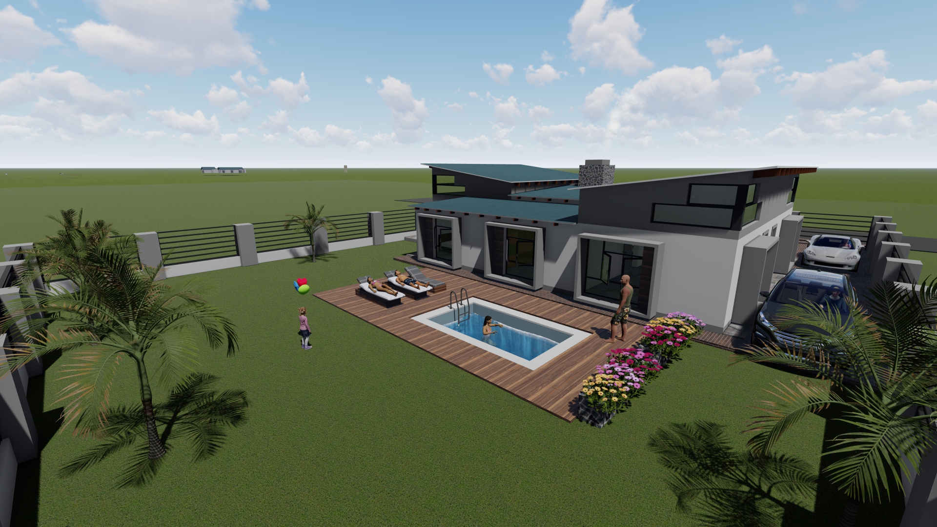 4 Bedroom Butterfly House Plan Pdf - Image 2