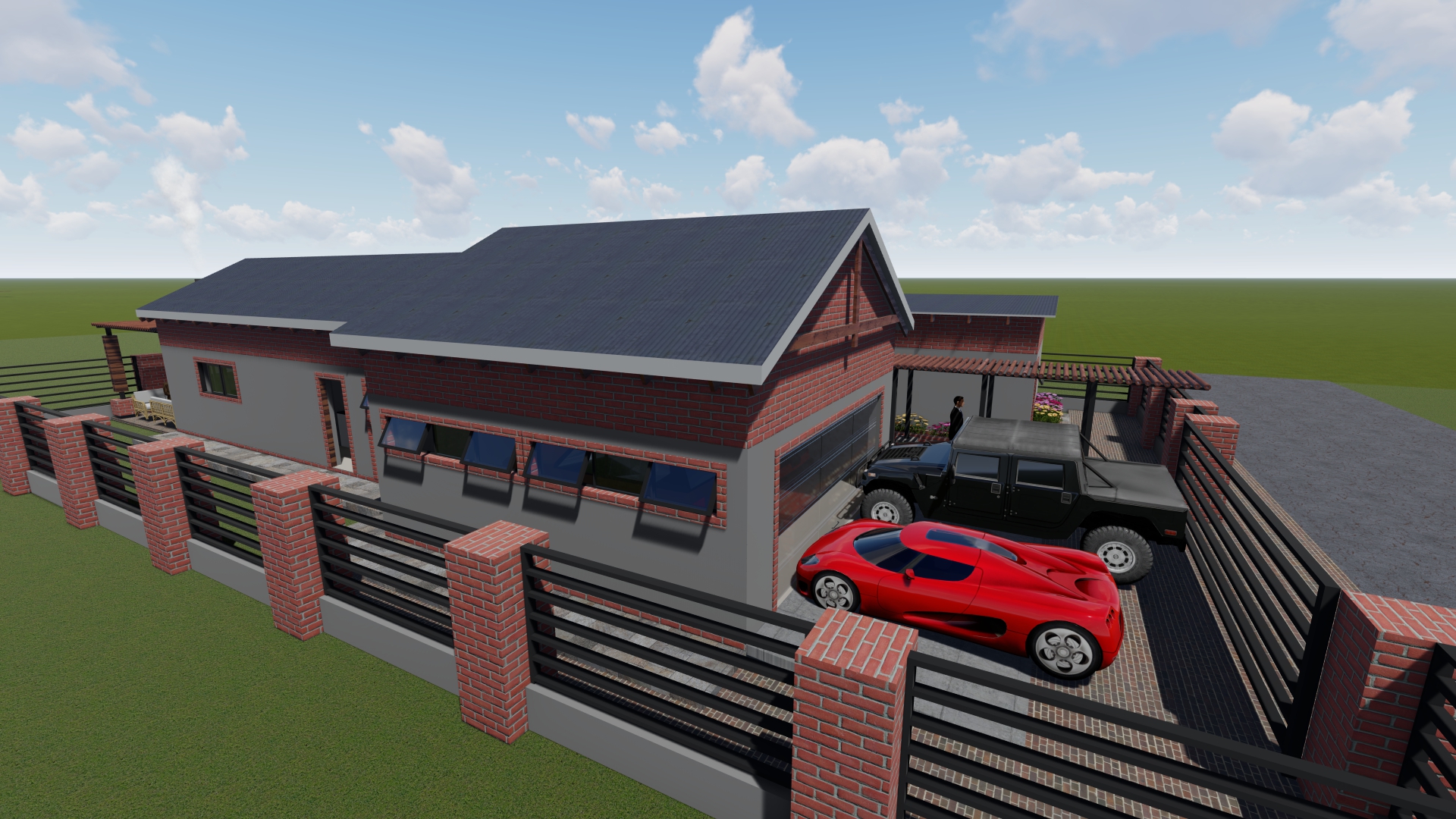 4 Bedroom Modern Family House Plan PDF - Image 13