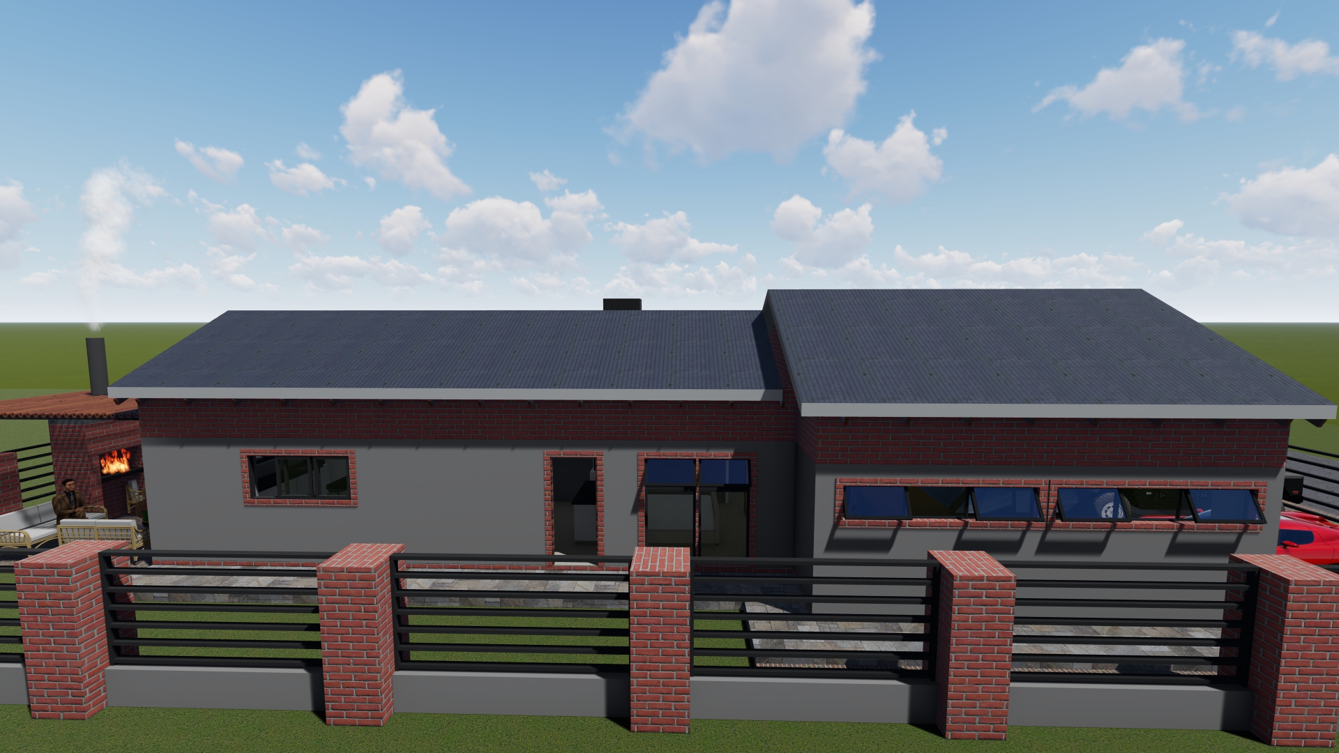 4 Bedroom Modern Family House Plan PDF - Image 12