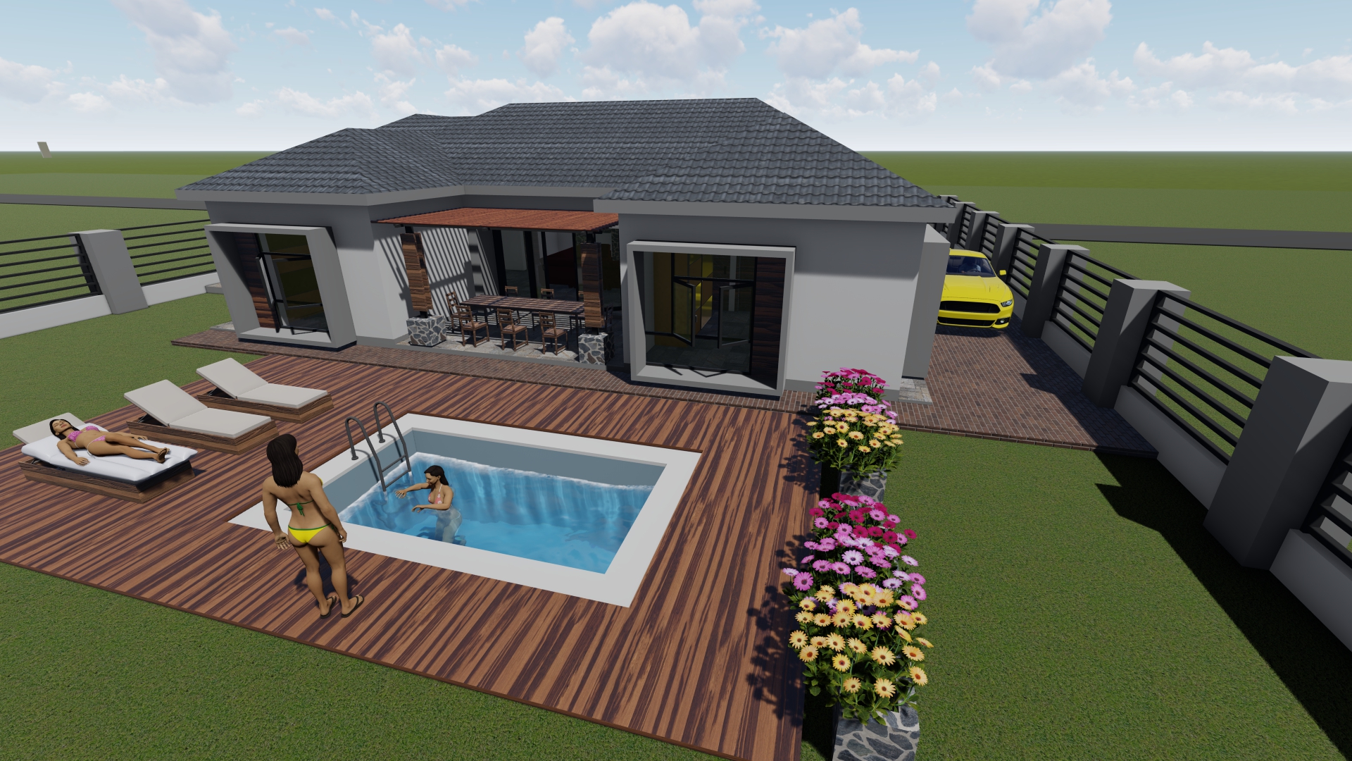 3 Bedroom Tuscany Residential House Plan Pdf - Image 17