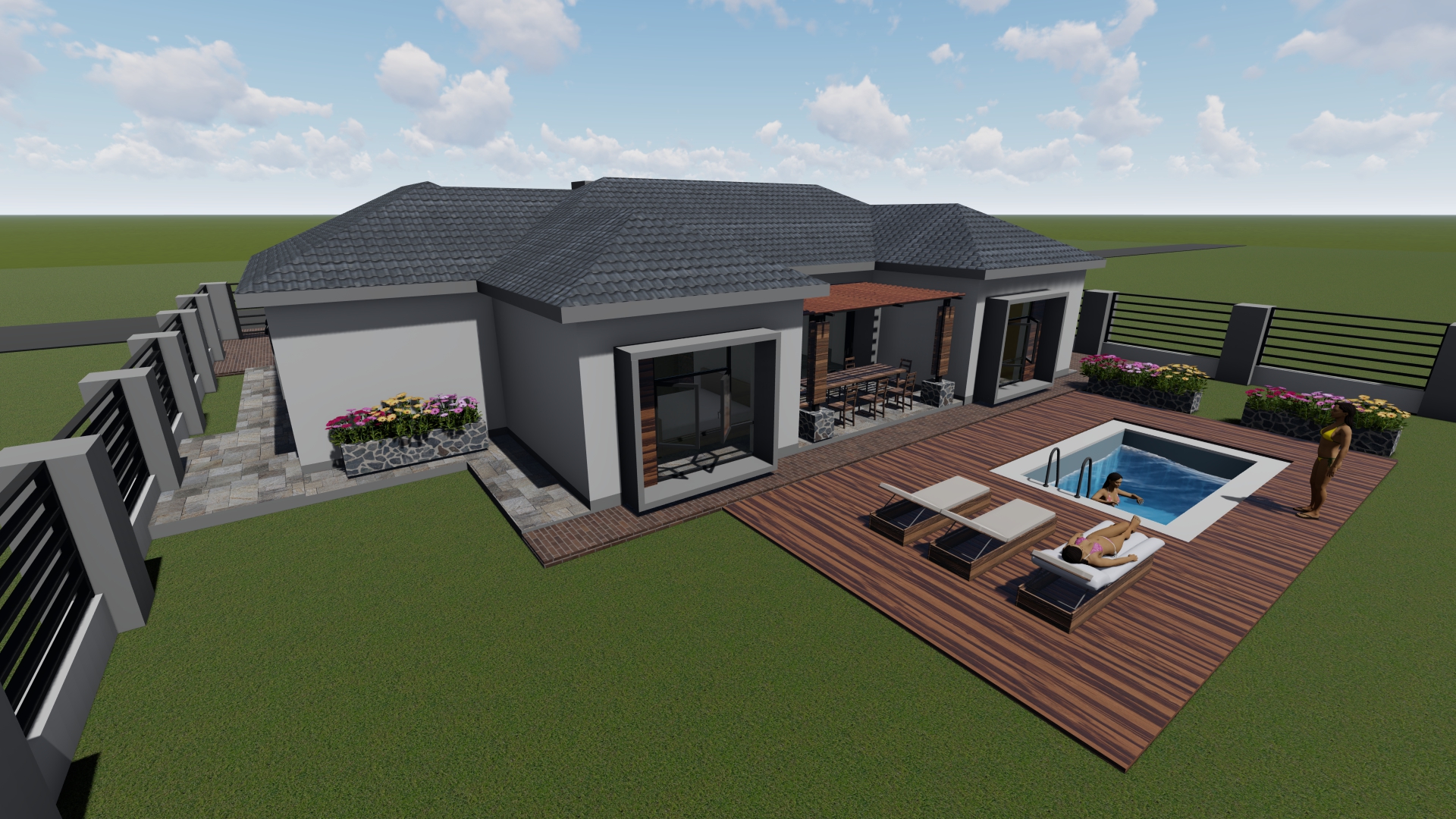 3 Bedroom Tuscany Residential House Plan Pdf - Image 15
