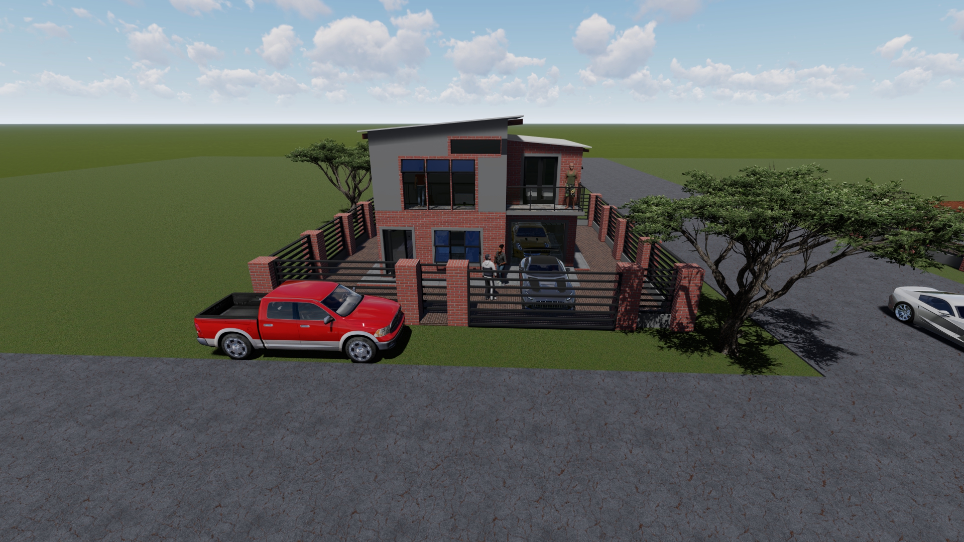 1 Bedroom Residence Double Storey House Plan PDF - Image 2