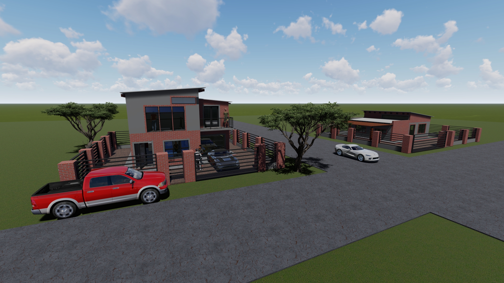 1 Bedroom Residence Double Storey House Plan PDF - Image 3