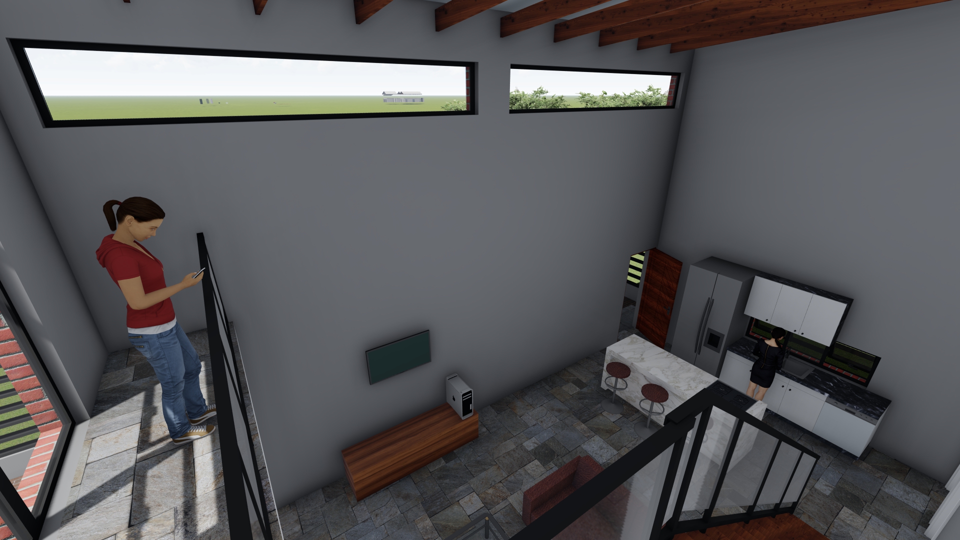 1 Bedroom Residence Double Storey House Plan PDF - Image 20
