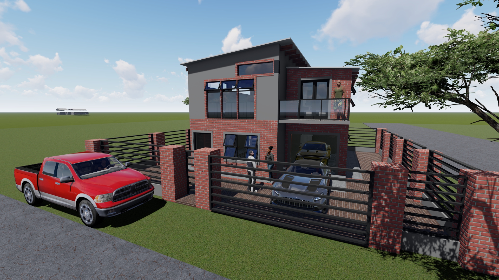 1 Bedroom Residence Double Storey House Plan PDF - Image 4